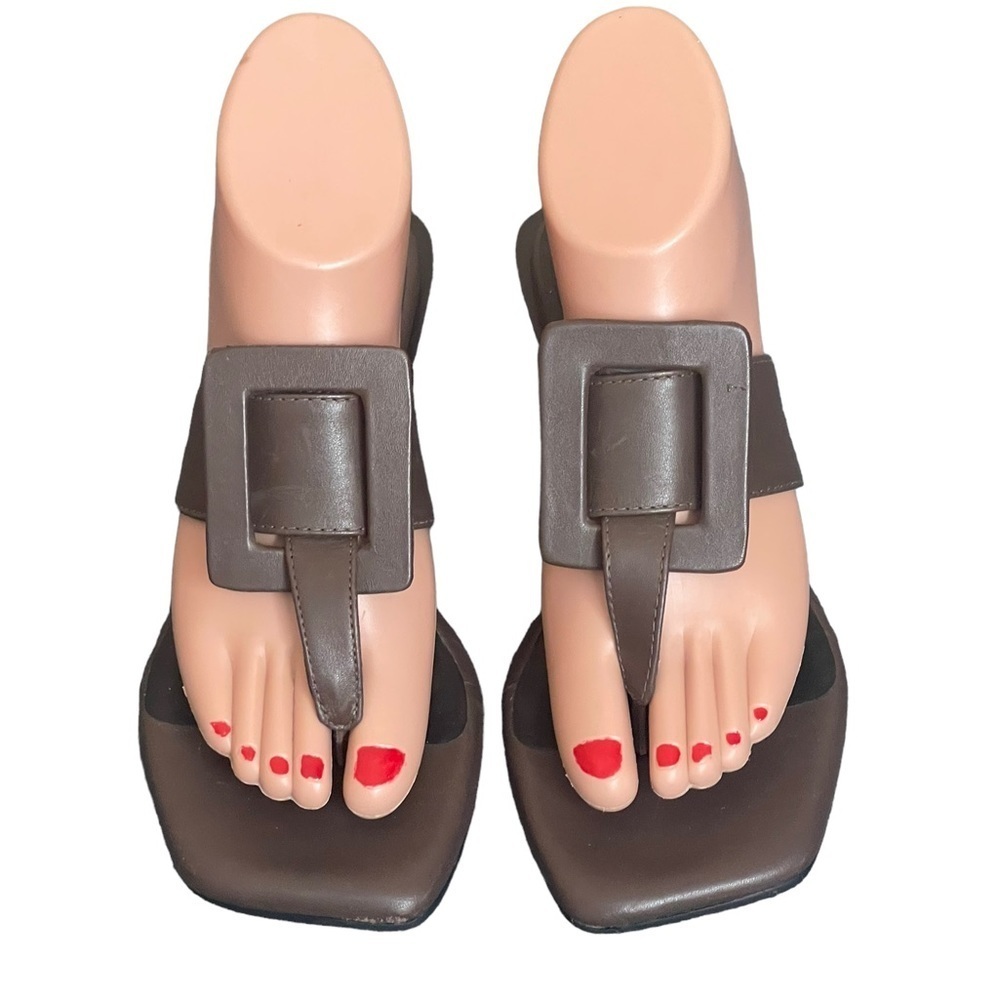 Golo Bocthong Flip flop in luggage brown sandals size 6.5 - Picture 2 of 15